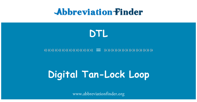 DTL: Цифровий Тан Lock петля