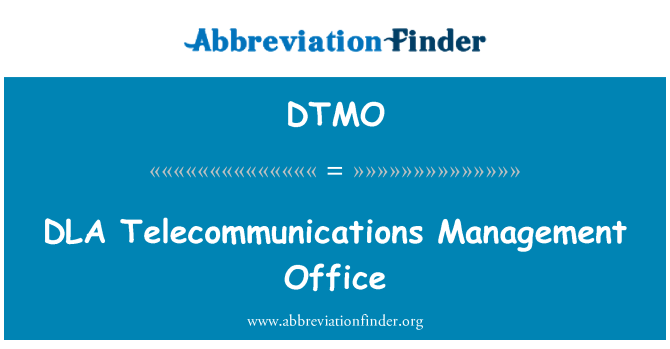 DTMO: Biwo jesyon DLA telekominikasyon