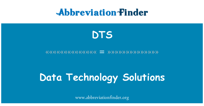 DTS: Data Technology Solutions