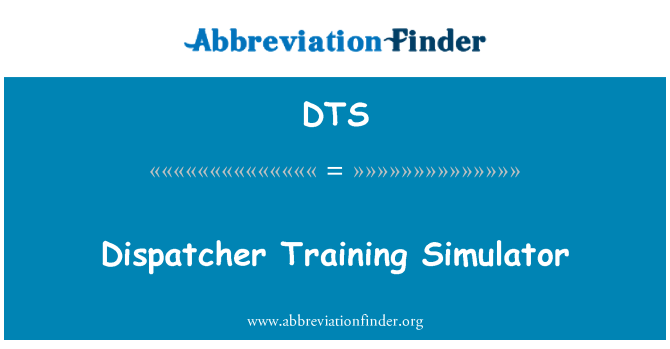 DTS: Dispatcher Training Simulator