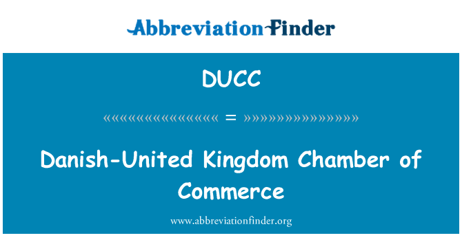DUCC: หอการค้าเดนมาร์กสหราชอาณาจักร