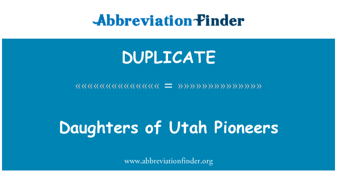 DUPLICATE: Meitas Utah Pionieru