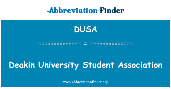 DUSA: Deakin University Student Association