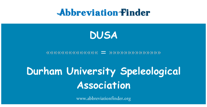 DUSA: สมาคม Speleological ลัยเดอแรม