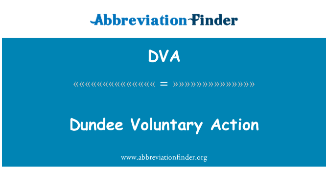 DVA: Acció voluntària de Dundee