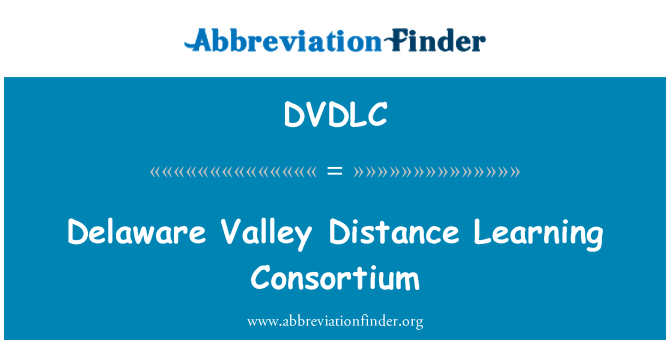 DVDLC: Consorcio de aprendizaje distancia Valle de Delaware