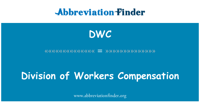 DWC: Divizia de lucrătorii despăgubiri