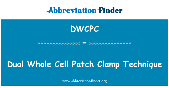 DWCPC: تقنية المشبك التصحيح المزدوج خلية كاملة