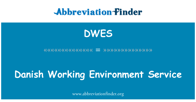 DWES: Danish Working Environment Service