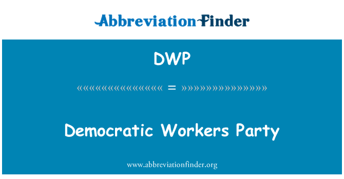 DWP: Partito democratico dei lavoratori