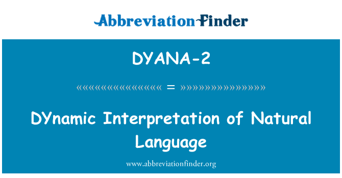 DYANA-2: Entèpretasyon aktif nan lang natirèl
