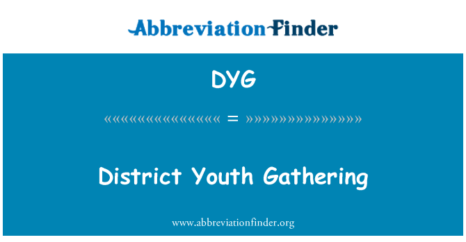 DYG: Distri Jeunes Collecte