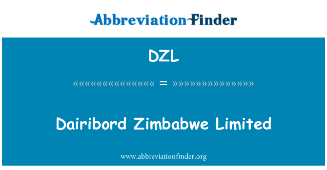 DZL: Dairibord Zimbabwe Limited