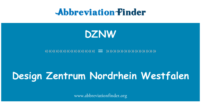 DZNW: Design Zentrums Nordrhein Westfalen