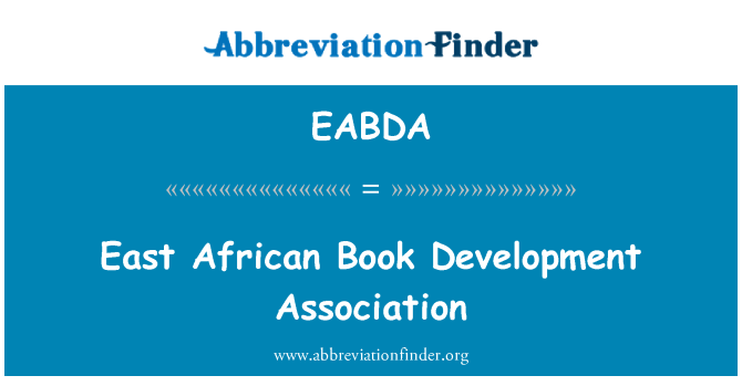 EABDA: Asociación de desarrollo de Africa del este libro