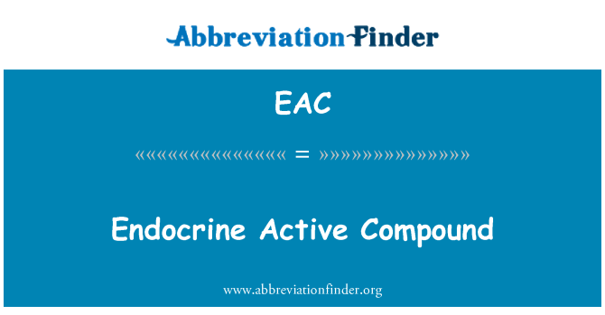 EAC: 內分泌活性化合物