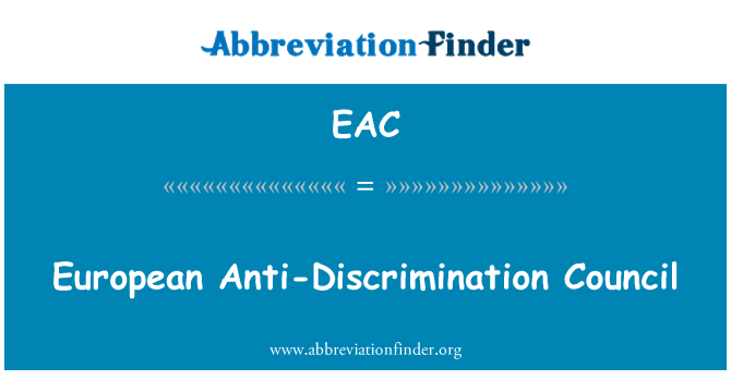 EAC: Eiropadome diskriminācijas