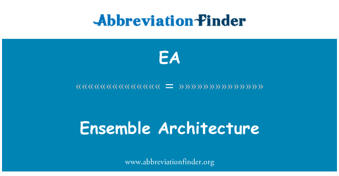 EA: Ansamblul de arhitectură