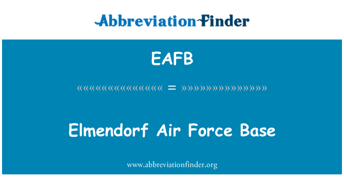 EAFB: 엘 공군 기지
