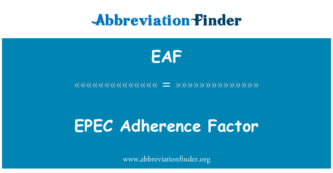 EAF: EPEC Adherence Factor