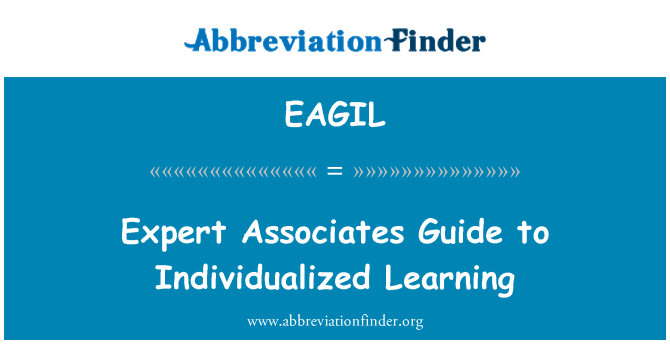 EAGIL: Ekspert Associates Guide til individualiseret læring