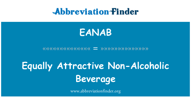 EANAB: Tout aussi attrayant boisson Non alcoolique