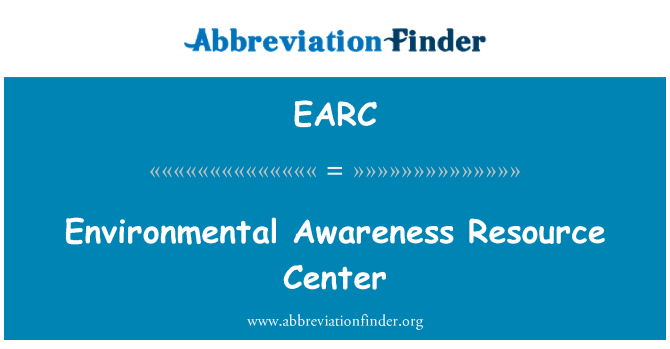 EARC: Centro de recursos de sensibilización ambiental