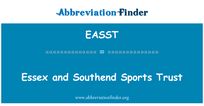 EASST: Essex u Southend sportiv Trust