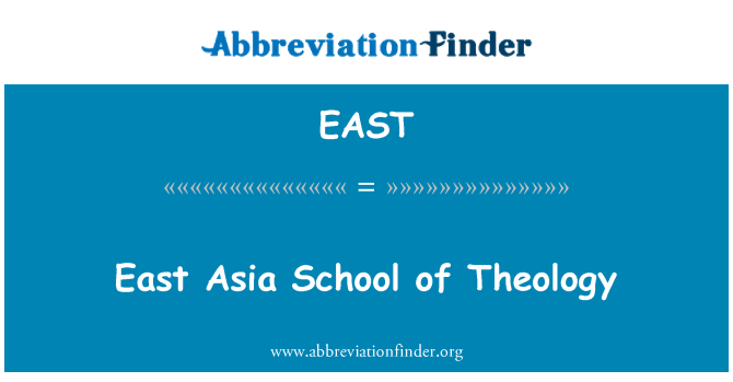 EAST: Ostasien School of Theology