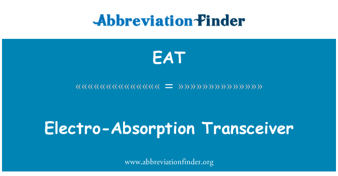 EAT: Transceiver elettro-assorbiment