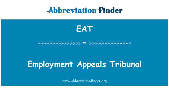 EAT: Nodarbinātības apelāciju tribunāls