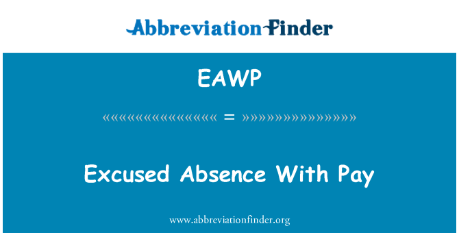 EAWP: Omluvené Absence s platem