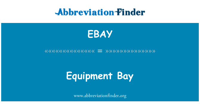 EBAY: Ekipman Bay