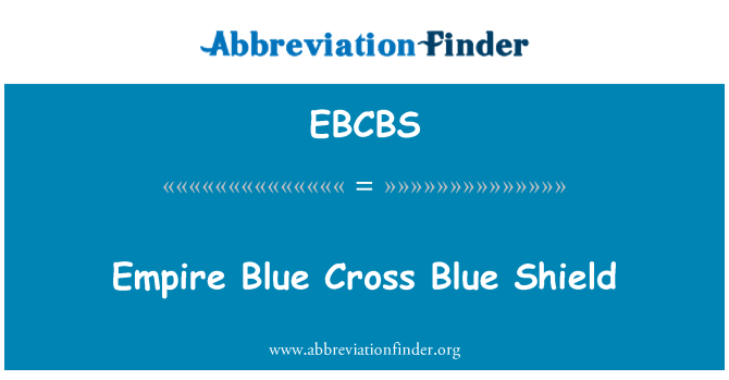 EBCBS: Imperi blau creu blava Escut