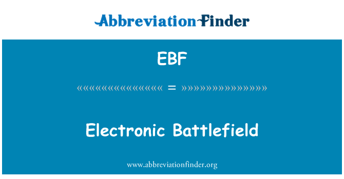 EBF: 전자 전장