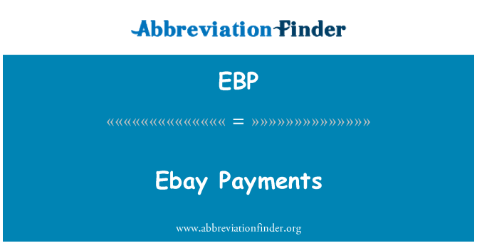 EBP: Ebay peman