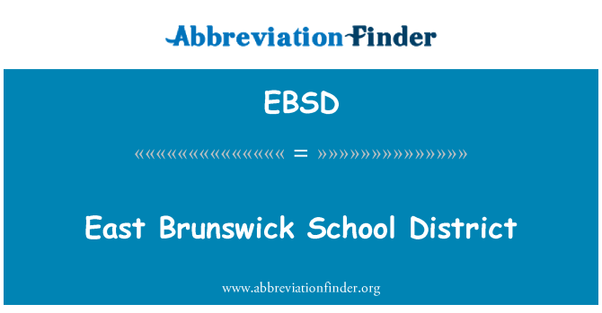 EBSD: 東のブランズウィックの学区