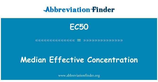 EC50: متوسط غلظت موثر