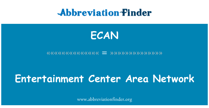 ECAN: Center zabave omrežja