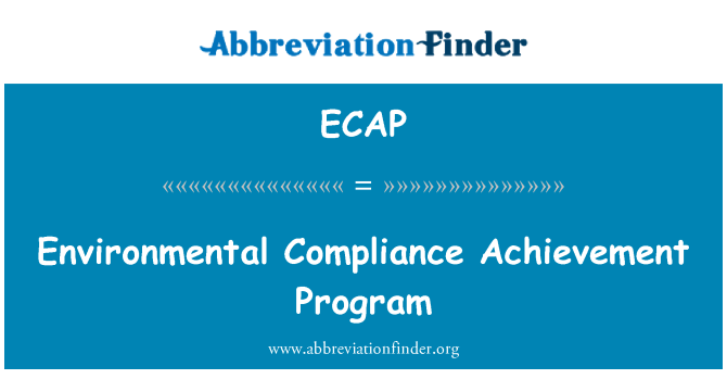 ECAP: Oumisyon anviwònman Réalisation pwogram