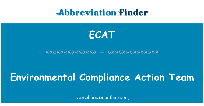 ECAT: Tuân thủ môi trường hành động nhóm