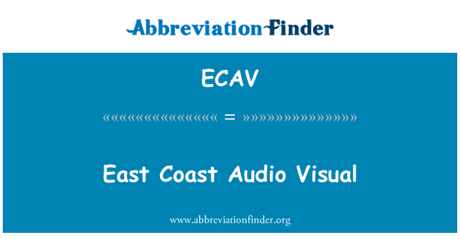 ECAV: החוף המזרחי אודיו ויז'ואל