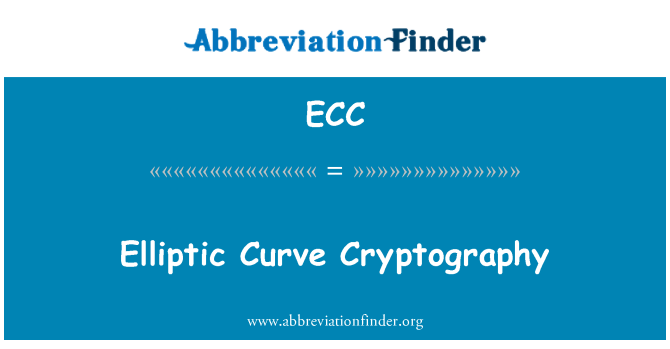ECC: Kurva ellittika kriptografija
