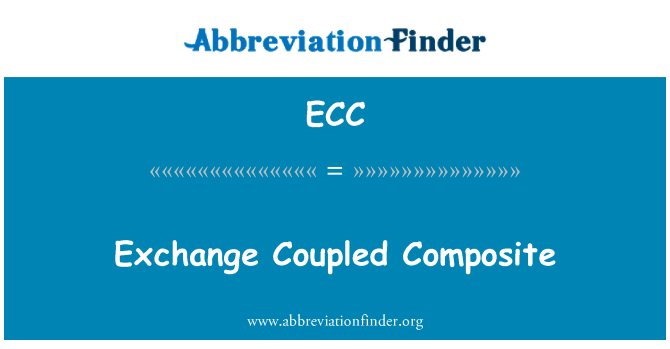 ECC: 交換耦合的複合