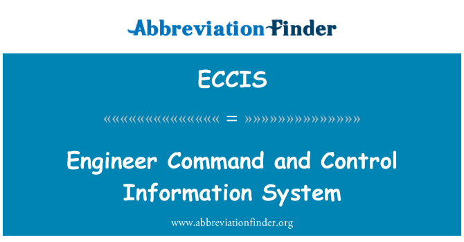 ECCIS: Ingenjör kommando och kontroll informationssystem