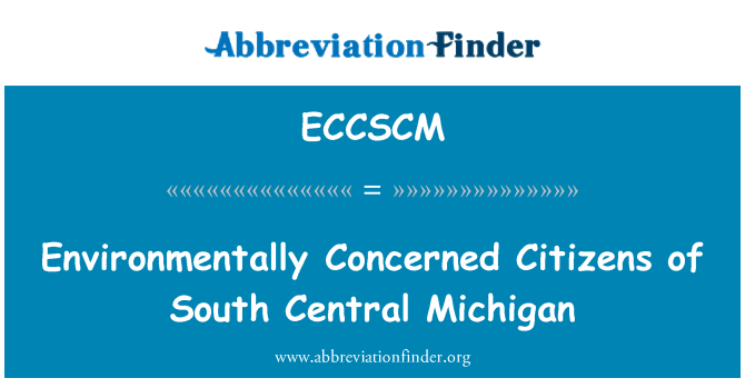 ECCSCM: Videi attiecīgo pilsoņiem South Central Michigan