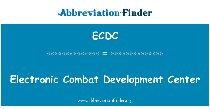 ECDC: 电子作战发展中心