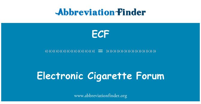 ECF: Rokok Elektronik Forum