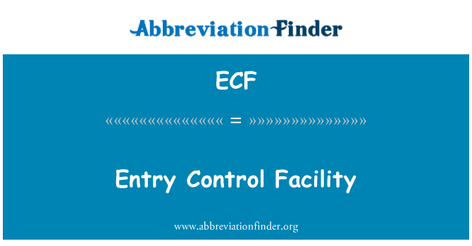 ECF: Naprave za nadzor