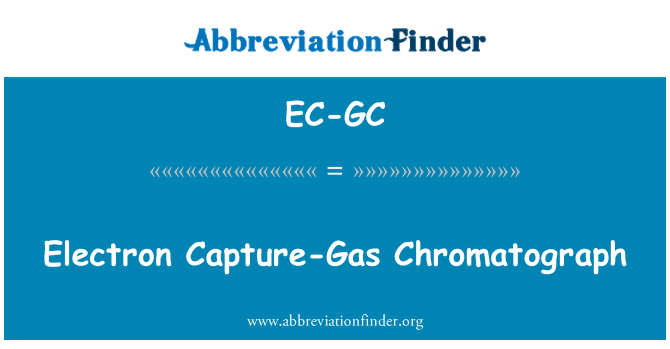 EC-GC: Kromatografu tal-gass tal-qbid tal-elettron
